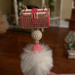 Glamorous Pink and White Pen